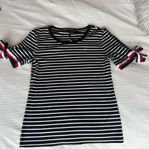 Tommy Hilfiger Striped Top with Bows